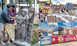 Udupi: Rathabeedi gears up for colourful Krishna Janmashtami celebrations