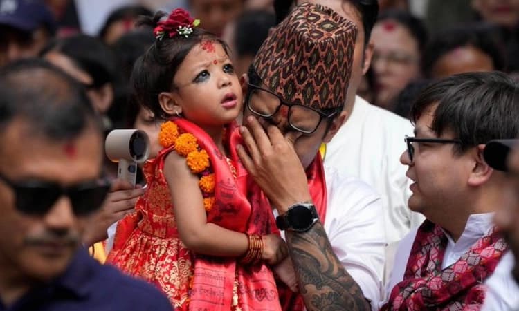 Who is Aryatara Shakya? Nepal’s newly chosen 2-year-old ‘living goddess’ Kumari