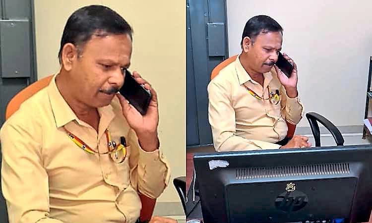 Mescom junior engineer caught red-handed taking bribe in Chikkamagaluru