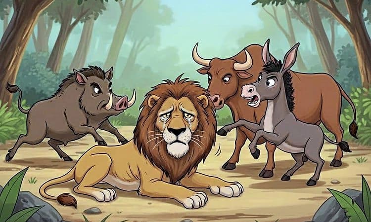 Kids Story: ಕತ್ತೆಯಿಂದ ಪೆಟ್ಟು ತಿಂದ ಸಿಂಹ