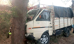 Gadag: ಮರಕ್ಕೆ ಡಿಕ್ಕಿ ಹೊಡೆದ ಗೂಡ್ಸ್ ವಾಹನ; ಇಬ್ಬರು ಸ್ಥಳದಲ್ಲೇ ಸಾವು