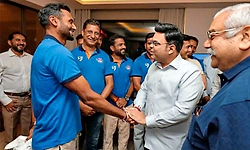 ಕ್ರಿಕೆಟ್‌ ಅಭಿವೃದ್ಧಿಗೆ ನೆರವು ನೀಡಿದ್ದಕ್ಕೆ ಜಯ್‌ ಶಾಗೆ ರಣಜಿ ಚಾಂಪಿಯನ್ಸ್‌ ಧನ್ಯವಾದ    