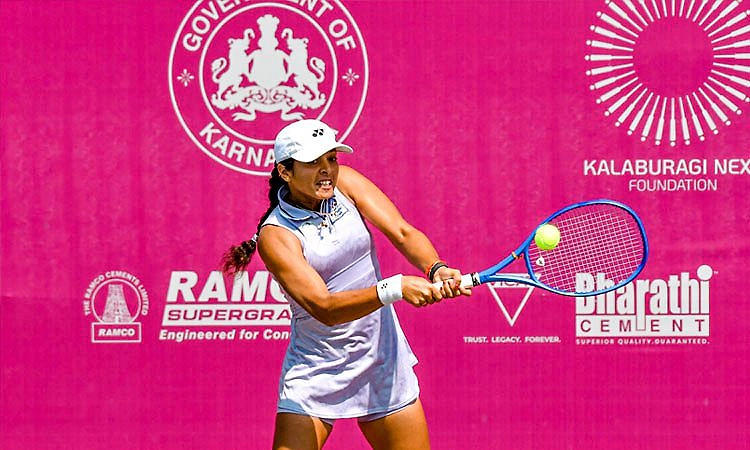 ಕಲಬುರಗಿ ವನಿತಾ ಐಟಿಎಫ್‌ ಟೆನಿಸ್‌: ಕ್ವಾರ್ಟರ್‌ ಫೈನಲ್‌ಗೇರಿದ ವೈಷ್ಣವಿ  