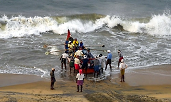 345 Indian fishermen stranded in Iran return home via Armenia