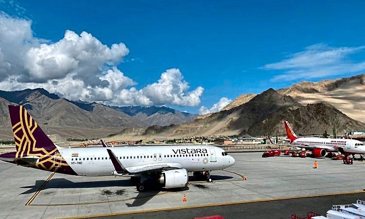 ಲಡಾಖ್: ಲೇಹ್ ವಿಮಾನ ನಿಲ್ದಾಣದಲ್ಲಿ ಇನ್ನು ನಿತ್ಯ 18 ವಿಮಾನಗಳ ಹಾರಾಟ!