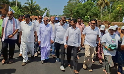 ಹೊಸನಗರ ವಿಧಾನಸಭಾ ಕ್ಷೇತ್ರ ಮರುಸ್ಥಾಪನೆಗೆ ಸಾವಿರಾರು ಜನರ ಪಾದಯಾತ್ರೆ