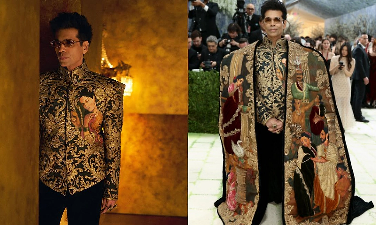Karan Johar makes Met Gala debut in Manish Malhotra outfit inspired by Raja Ravi Varma's art