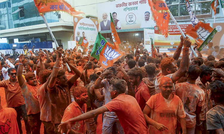 Day after landslide victory, BJP’s Bengal tally climbs to 207 with recount win