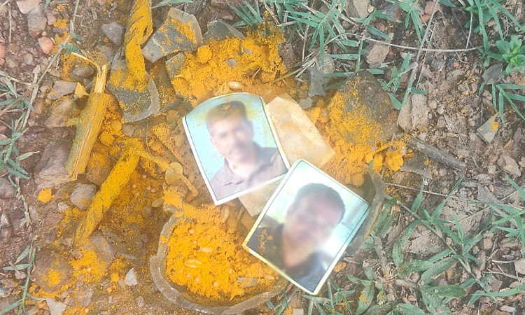 ಚಿಕ್ಕಮಗಳೂರು: ಅರಣ್ಯ ಇಲಾಖೆ ಅಧಿಕಾರಿ ಮನೆ ಮುಂದೆ ವಾಮಾಚಾರ!