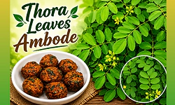 Crispy Thora Leaves Ambode: A Monsoon Delight from Coastal Karnataka