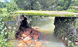 Putthige (Moodubidri): ಗೋಳಿಮಾರು ಕಾಲುಸಂಕ ಅಡಿಭಾಗ ಬಿರುಕು