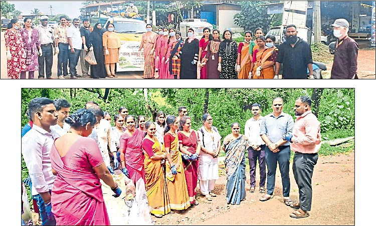 Kadaba: ಕೊಯಿಲದಿಂದ ಸುಬ್ರಹ್ಮಣ್ಯ: 45 ಕಿ.ಮೀ. ರಸ್ತೆ ಬದಿ ಸ್ವಚ್ಛತೆ