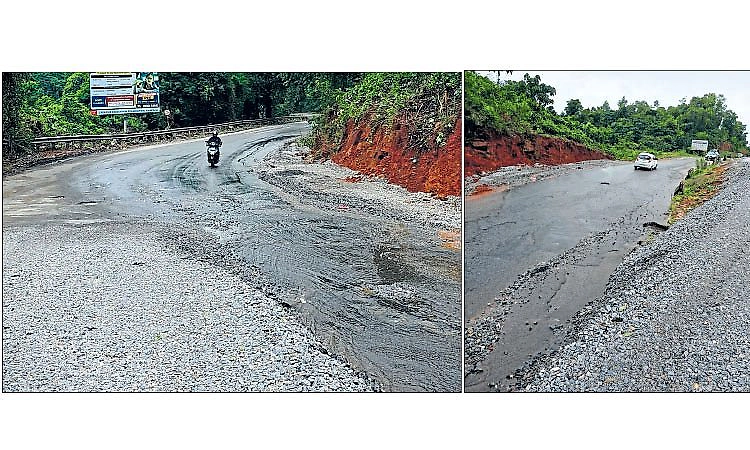 Karkala: ಚಿಲಿಂಬಿ ಪ್ರದೇಶದಲ್ಲಿ ರಸ್ತೆ ಗುಂಡಿಮಯ