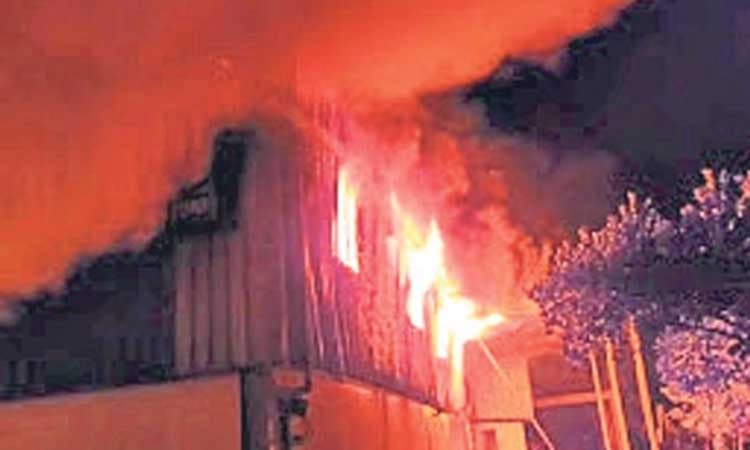 Udupi: Massive fire at dry waste processing unit: loss estimated at over Rs 5 crore