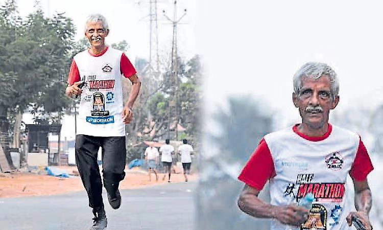 Mangaluru auto driver turns marathon runner to keep his specially-abled son’s sports spirit alive