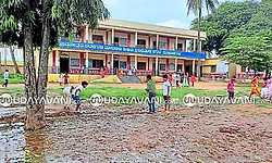 Udayavani Impact: Dotihal’s 100-year-old school begins rebuilding after eight unsafe rooms razed