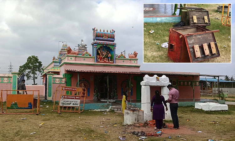 Yelandur: ಚಾಮುಂಡೇಶ್ವರಿ ದೇವಸ್ಥಾನದಲ್ಲಿ ಕಳ್ಳತನ; ಚಿನ್ನಾಭರಣ, ನಗದು ದೋಚಿದ ಕಳ್ಳರು