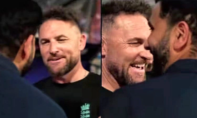 ತೂಕ ಇಳಿಸಿಕೊಂಡ ರೋಹಿತ್‌ಗೆ ಕಿಚಾಯಿಸಿದ ಬ್ರೆಂಡನ್‌ ಮೆಕಲಮ್‌   