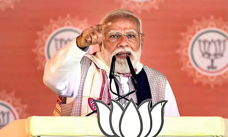 ಕಾಂಗ್ರೆಸ್ ಸದಾ ಪಾಕಿಸ್ತಾನದ ರಾಗ ಹಾಡುತ್ತಿದೆ: ಪ್ರಧಾನಿ ಮೋದಿ ವಾಗ್ದಾಳಿ