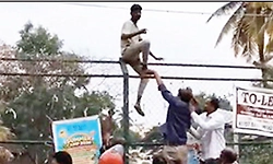 Man climbs drain grill under influence of alcohol, attempts self-harm in Bengaluru