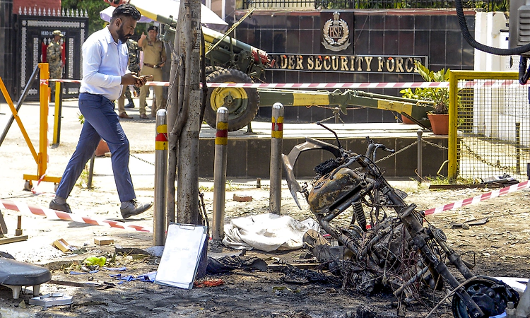Explosives used in blast outside Punjab Frontier BSF HQ in Jalandhar: Punjab Police