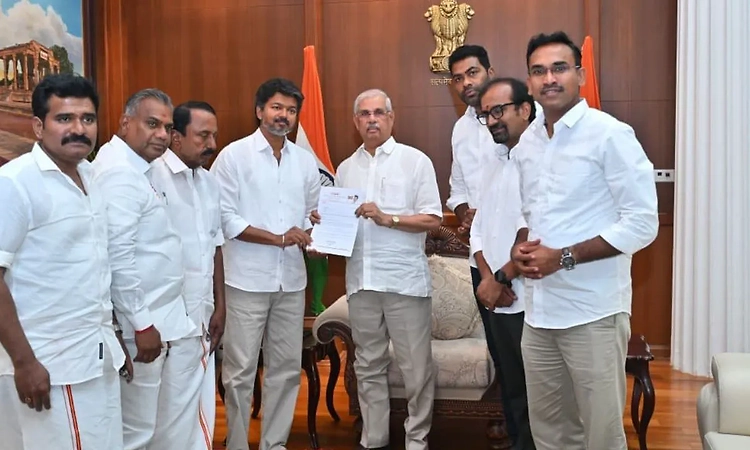 TVK chief Vijay stakes claim to form government in Tamil Nadu
