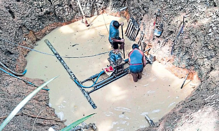 ಆಲಂಕಾರಿಗೂ ಬಂತು ಅಡ್ಡಬೋರು: ಬತ್ತಿದ ಕೆರೆಯಲ್ಲಿ ಸಮೃದ್ಧ ನೀರು!