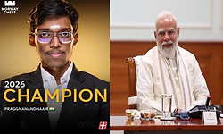PM Modi congratulates Praggnanandhaa for winning Norway Chess