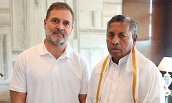 ಸಚಿವ ಕೆ.ಎಚ್‌.ಮುನಿಯಪ್ಪ ಮುನಿಸು ರಾಹುಲ್ ಗಾಂಧಿ ಮಾತಿಂದ ಶಮನ