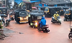 Bhatkala: ಭಾರೀ ಮಳೆ; ಹಲವೆಡೆ ಜಲಾವೃತ, ವಾಹನ ಸಂಚಾರಕ್ಕೆ ಅಡ್ಡಿ