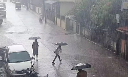 Moderate rainfall in Dakshina Kannada district