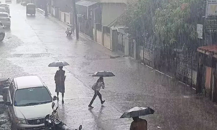 Moderate rainfall in Dakshina Kannada district