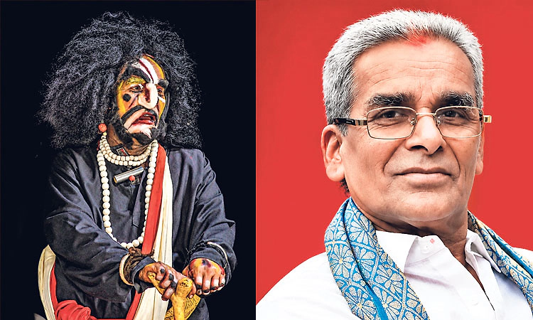 ಚೌಕಿಯಲ್ಲಿ ಬಣ್ಣದ ಪೆಟ್ಟಿಗೆ ಮುಂದೆ ಕುಳಿತಾಗ ಕಲಾವಿದನ ನೋವು-ದುಃಖ ಮರೆ