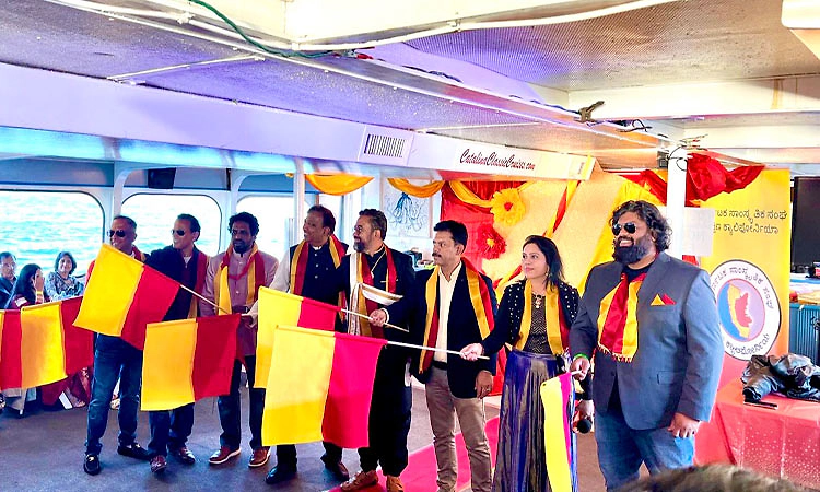 ಕಡಲಿನಲ್ಲಿ ಕನ್ನಡ ಭುವನೇಶ್ವರಿ ಉತ್ಸವ