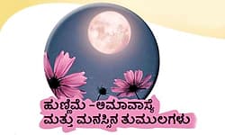 ಹುಣ್ಣಿಮೆ-ಅಮಾವಾಸ್ಯೆ ಮತ್ತು ಮನಸ್ಸಿನ ತುಮುಲಗಳು