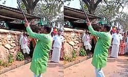 ಮದುವೆ ಮೆರವಣಿಗೆ ವೇಳೆ ಬಂದೂಕು ಪ್ರದರ್ಶನ... ಗ್ರಾ.ಪಂ. ಸದಸ್ಯನ ವಿರುದ್ಧ ಪ್ರಕರಣ ದಾಖಲು