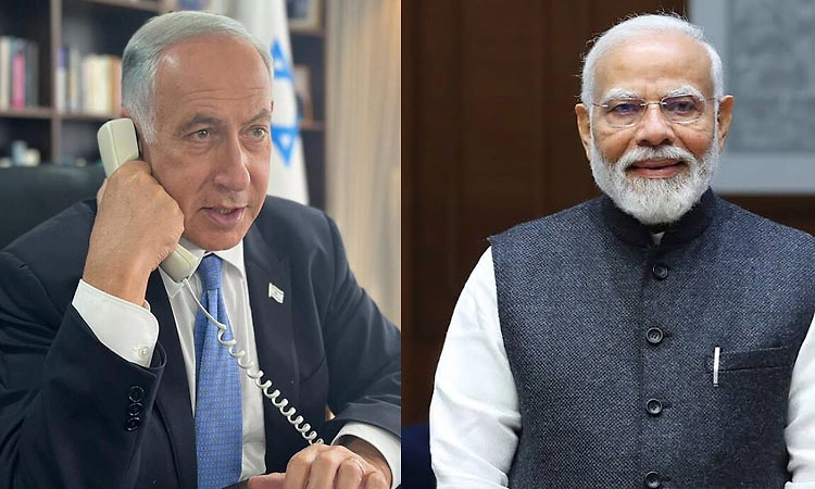 PM Modi receives call from Israel PM Netanyahu; discusses West Asia