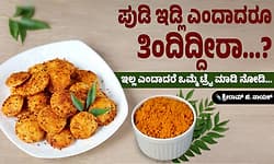 ಪುಡಿ ಇಡ್ಲಿ ಎಂದಾದರೂ ತಿಂದಿದ್ದೀರಾ...? ಇಲ್ಲ ಎಂದಾದರೆ ಒಮ್ಮೆ ಟ್ರೈ ಮಾಡಿ ನೋಡಿ...