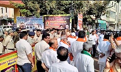 ಪಾಪನಾಶ ಮಂದಿರ ವಿವಾದ: ಬಿಜೆಪಿ ನಾಯಕರನ್ನು ತಡೆದ ಪೊಲೀಸರು; ಗೊಂದಲದ ವಾತಾವರಣ