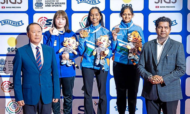 ಏಷ್ಯನ್‌ ಶೂಟಿಂಗ್‌ ಕೂಟ: 10 ಮೀ. ರೈಫಲ್‌ ಸ್ಫರ್ಧೇಲಿ ಭಾರತಕ್ಕೆ 6 ಚಿನ್ನದ ಪದಕ! 