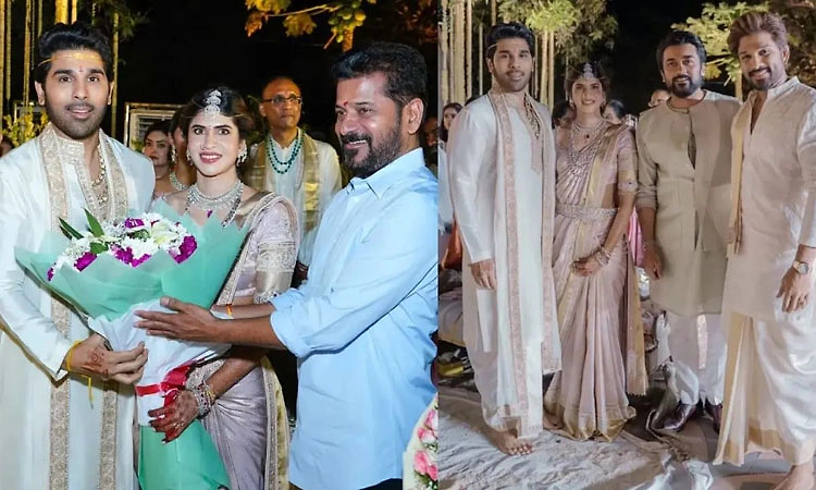 Allu Sirish marries Nayanika in Hyderabad