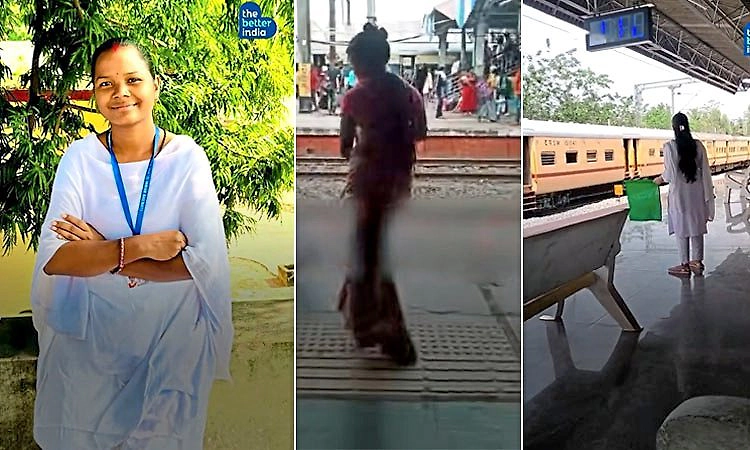 ಪ್ಲಾಟ್‌ಫಾರ್ಮ್‌ನಲ್ಲಿ ಕಸ ಗುಡಿಸುತ್ತಿದ್ದಾಕೆ ʼಸ್ಟೇಷನ್‌ ಮಾಸ್ಟರ್‌ʼ ಆದ ಸ್ಪೂರ್ತಿದಾಯಕ ಕಥೆ