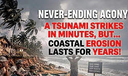 Never-ending agony: A tsunami strikes in minutes, but coastal erosion lasts for years