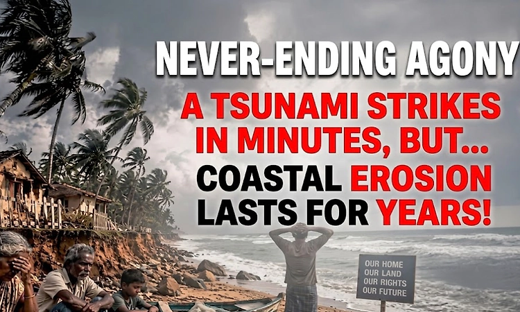 Never-ending agony: A tsunami strikes in minutes, but coastal erosion lasts for years