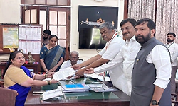 ಮೇಲ್ಮನೆಗೆ ನಾಲ್ವರು ಕಾಂಗ್ರೆಸ್‌ ಅಭ್ಯರ್ಥಿಗಳಿಂದ ಉಮೇದುವಾರಿಕೆ