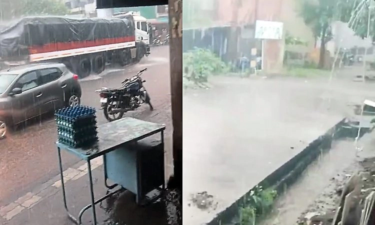 ಮಹಾಲಿಂಗಪುರದಲ್ಲಿ ರೋಹಿಣಿ ಮಳೆಯ ಅಬ್ಬರ: ರೈತರ ಮೊಗದಲ್ಲಿ ಮಂದಹಾಸ