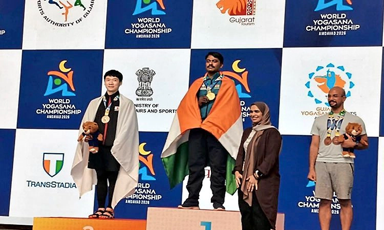 ವಿಶ್ವ ಯೋಗಾಸನ ಚಾಂಪಿಯನ್‌ಶಿಪ್: 40 ಚಿನ್ನದೊಂದಿಗೆ ಅಗ್ರಸ್ಥಾನದಲ್ಲಿ ಭಾರತ
