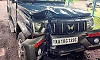  Minister K J George's escort vehicle meets with accident in Ajjampura