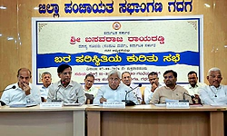 Gadag: ಬರ ಪರಿಸ್ಥಿತಿ ಕುರಿತು ಸಚಿವ ಬಸವರಾಜ ರಾಯರಡ್ಡಿ ಸಭೆ