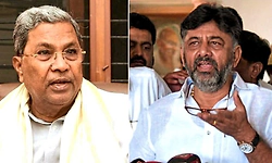 ಖಾತೆ ಹಂಚಿಕೆ ಕಸರತ್ತು: ಸಿಎಂ ಡಿಕೆಶಿ, ಸಿದ್ದು ಚರ್ಚೆ